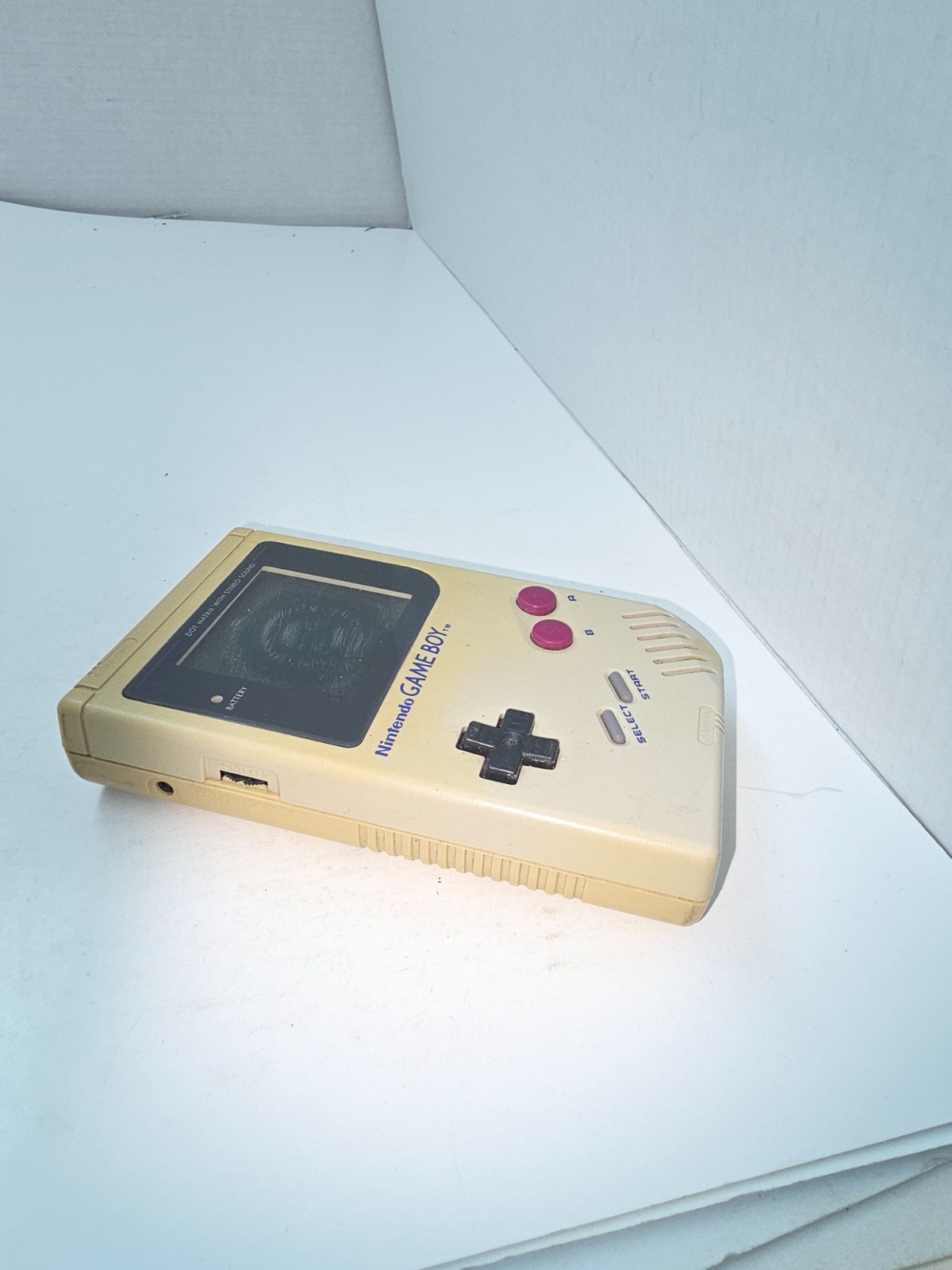 Powers On & works Gameboy Original DMG-01 Console needs new LCD #E4