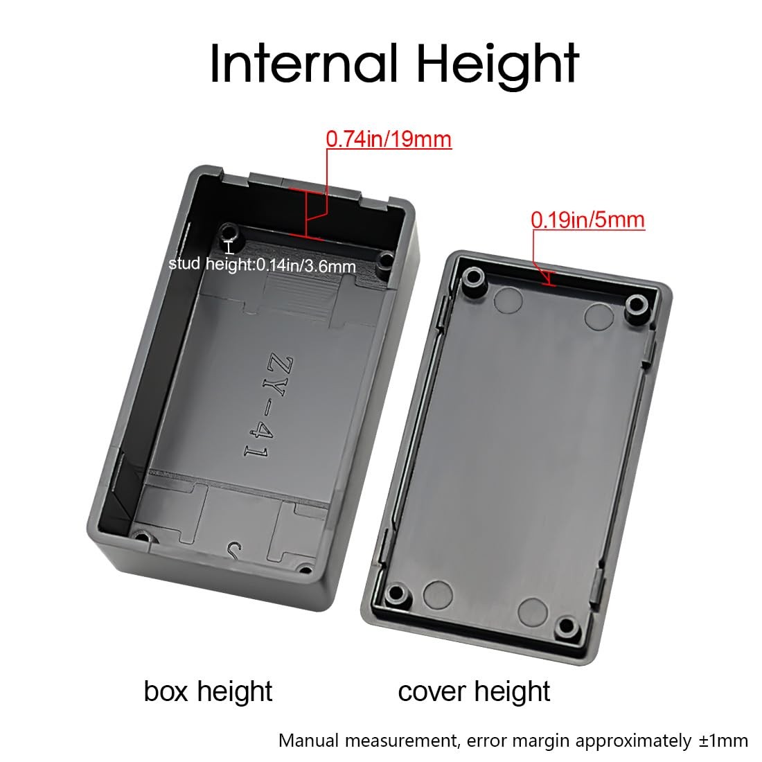 LeMotech Project Box 10 Pieces ABS Plastic Electrical Project Case Small Junc...