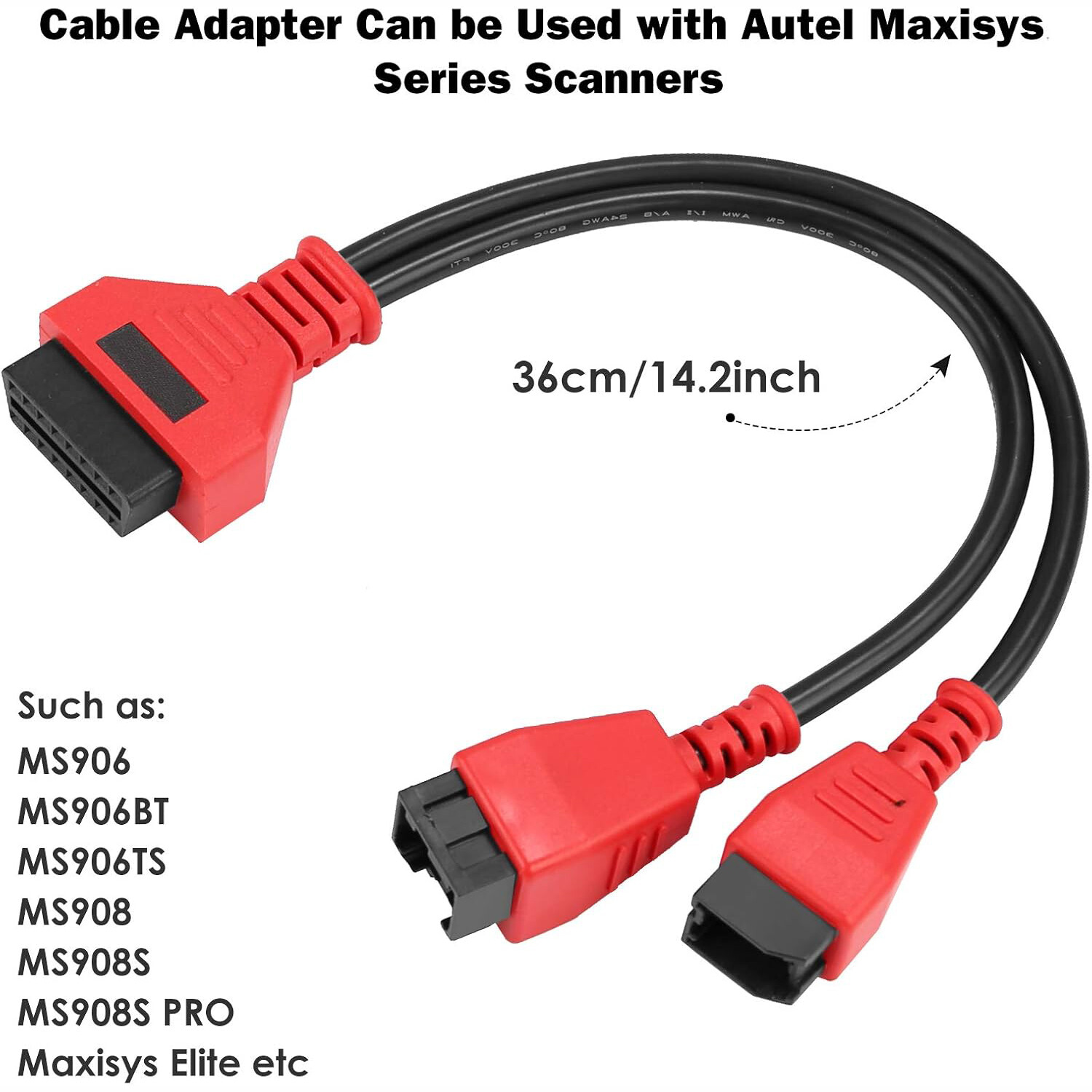 12+8 OBD Cable Adaptor Diagnostic Cable Connector for Chrysler for Dodge