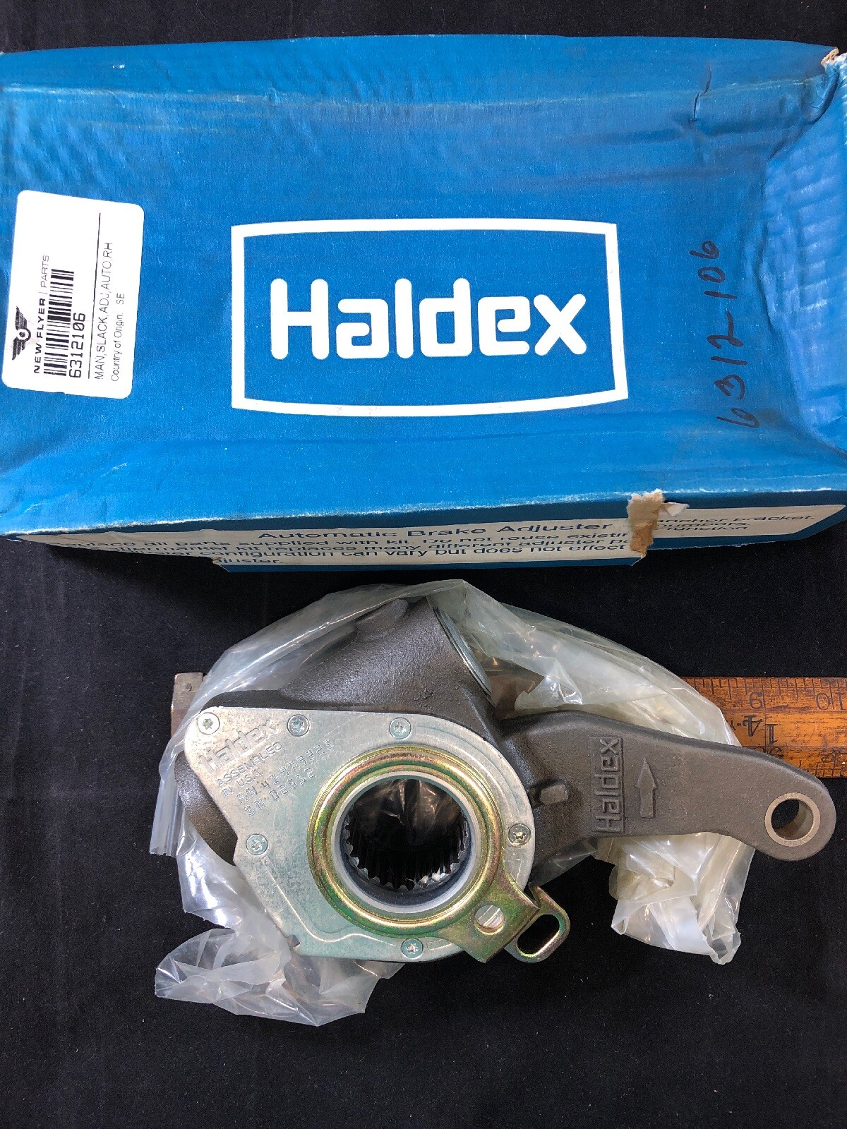 Haldex 419-79225 Automatic Brake Slack Adjuster, New Flyer 6312106 MAN,SLACK, RH