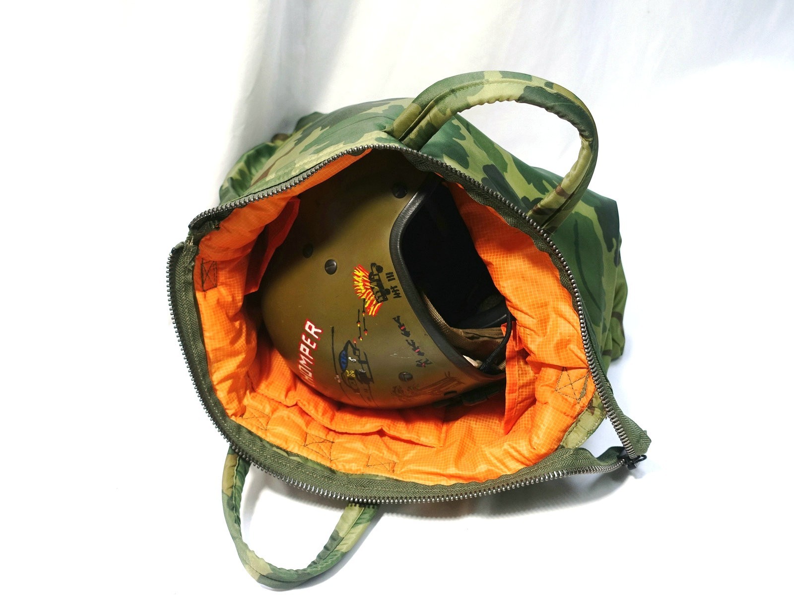 nylon Mitchell camouflage Flying helmet style bag