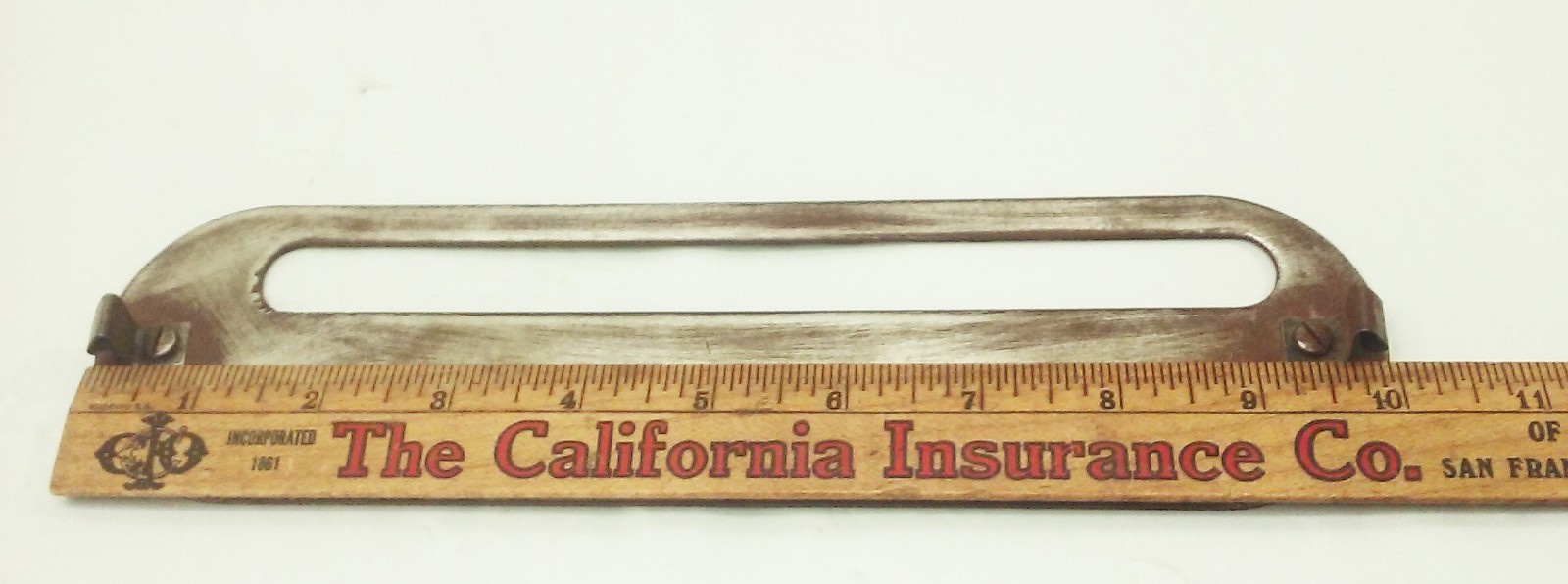Vtg Craftsman 103 8" table saw insert plate 10" x 2 5/8"
