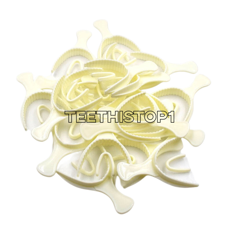 50 Pcs/Bag Dental Disposable Triple Impression Bite Registration Trays F/A/P/Q/S