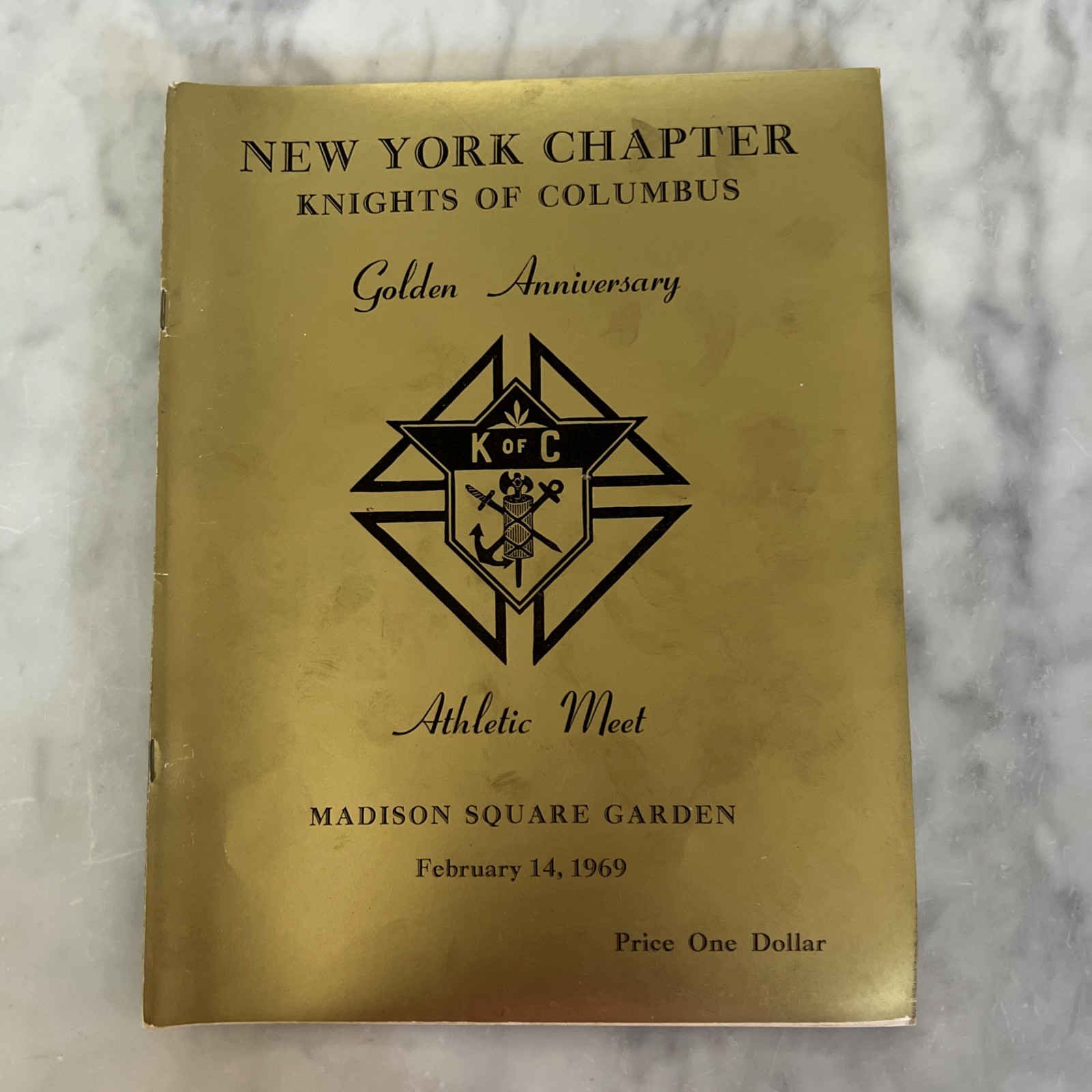 1969 Program: Knights of Columbus Athletic Meet, Madison Square Garden, NY