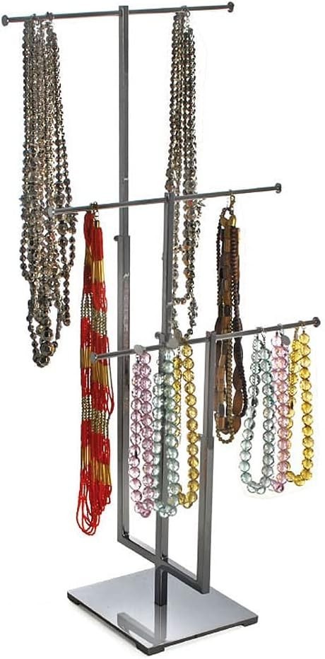 Azar 300653 Adjustable Three Bar Necklace Display