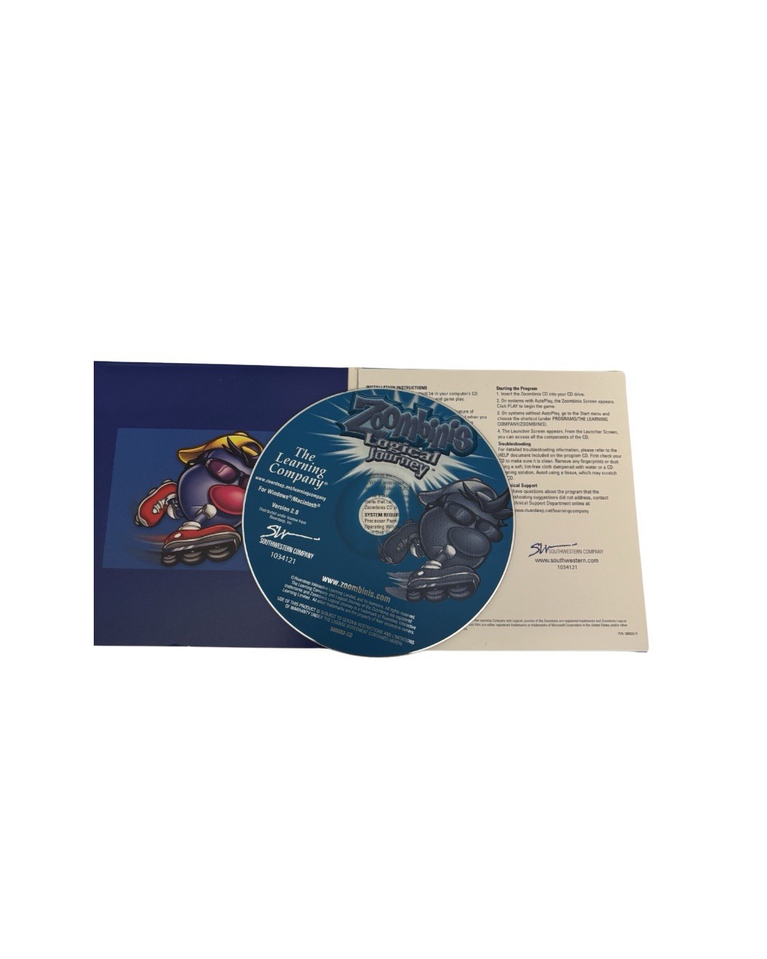 Zoombinis: Logical Journey (Windows/Mac, 2001)- Paper Case