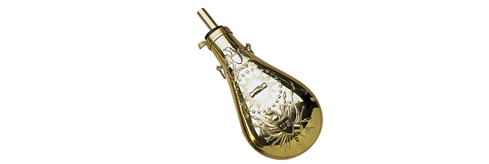 Pedersoli Zouave Flask Black Powder .58 Caliber 8029874007818 FAST FREE SHIPPING