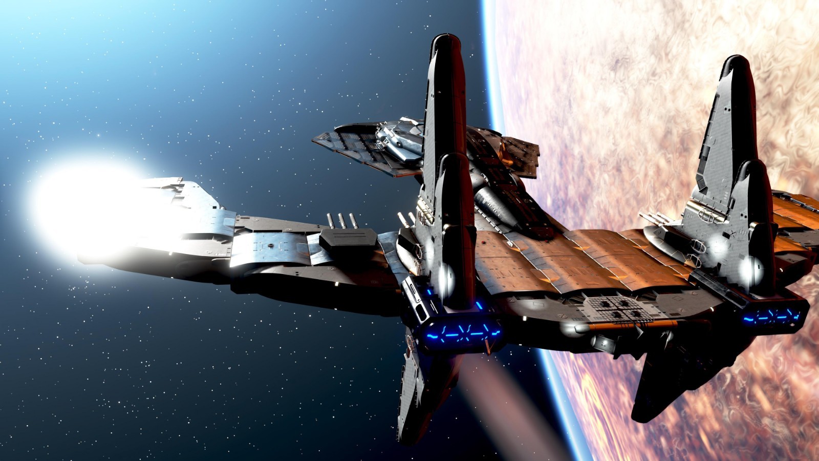 Stargate O'Neill Class Destroyer 3d Resin Print 8.5"