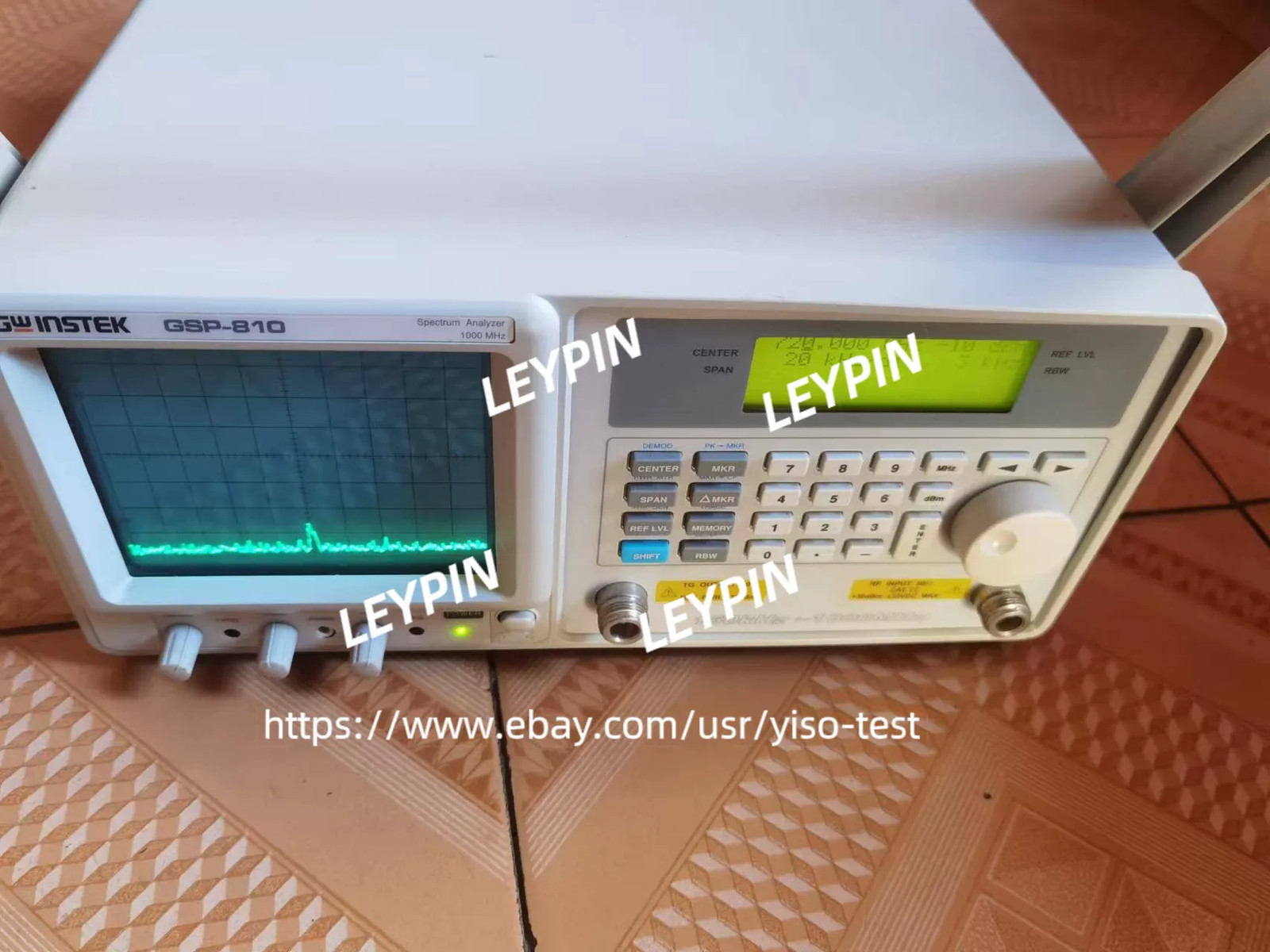 Gw Instrek GSP-810 150kHZ - 1000MHz Spectrum Analyzer*yiso