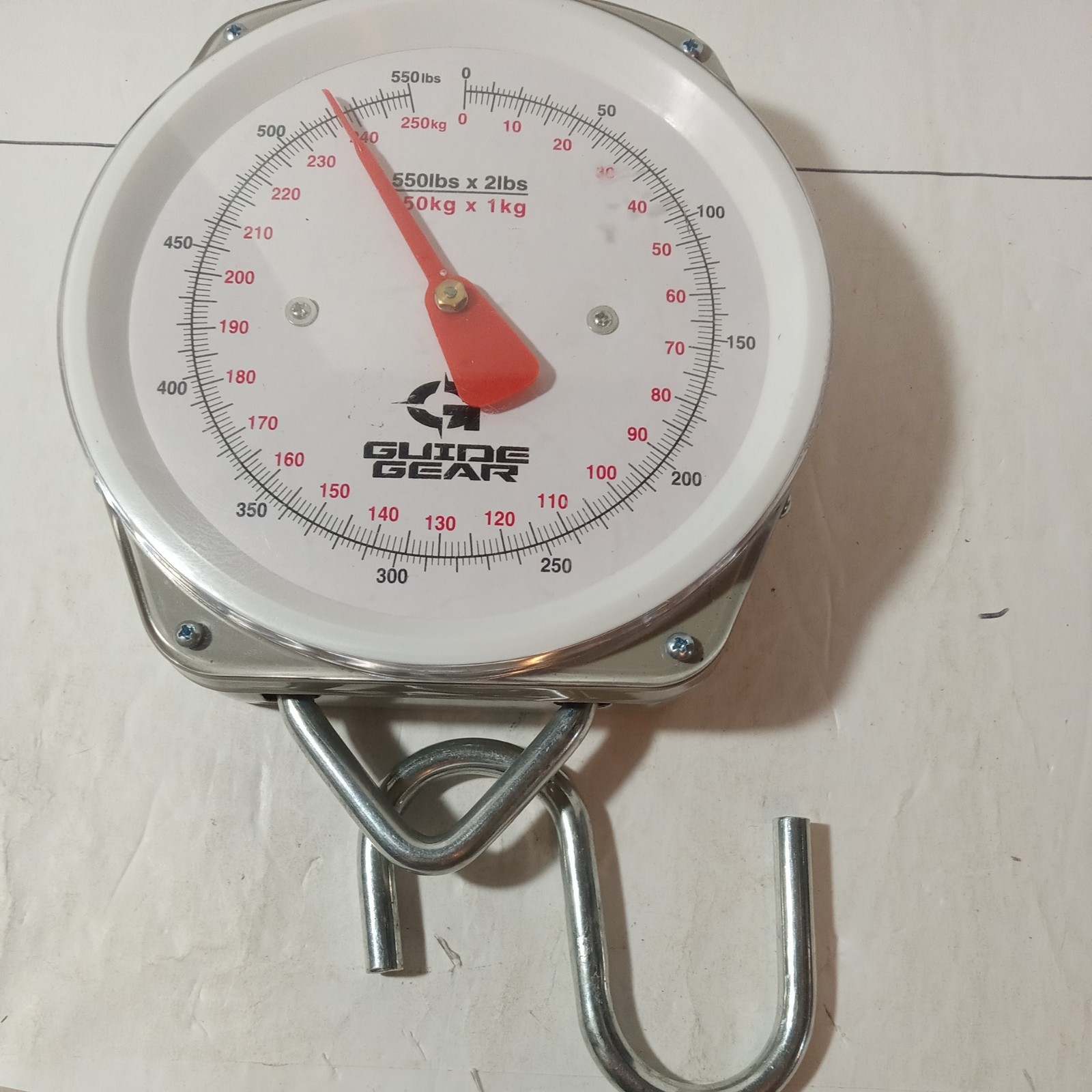 Mechanical Hanging Scales 550lb/250kg, High Accuracy Spring Dial Weight Scale...