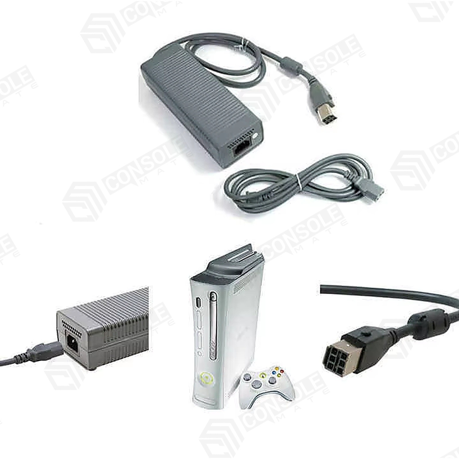 Xbox 360 Original AC Power Brick | 203W Replacement Console Supply | AU Plug New