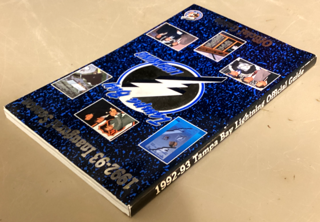 TAMPA BAY LIGHTNING - Inaugural Season Program & Banner Bundle - AUTHENTIC