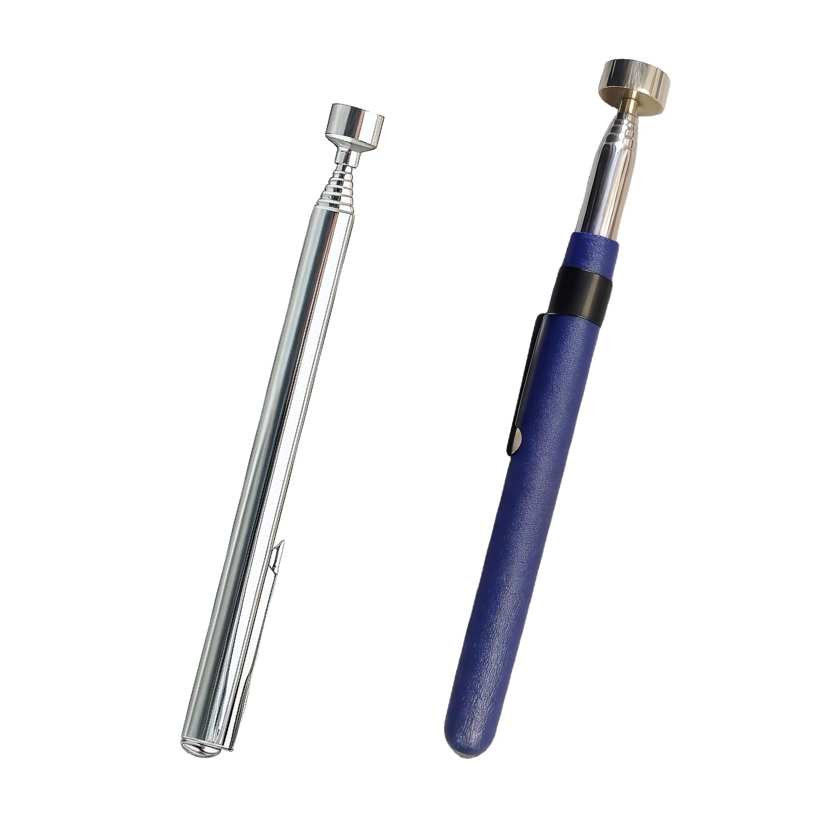 2-Pack Magnetic Pickup Tools 8 & 3.5 LB Retrieving 2 PCS (Telescoping ), blue