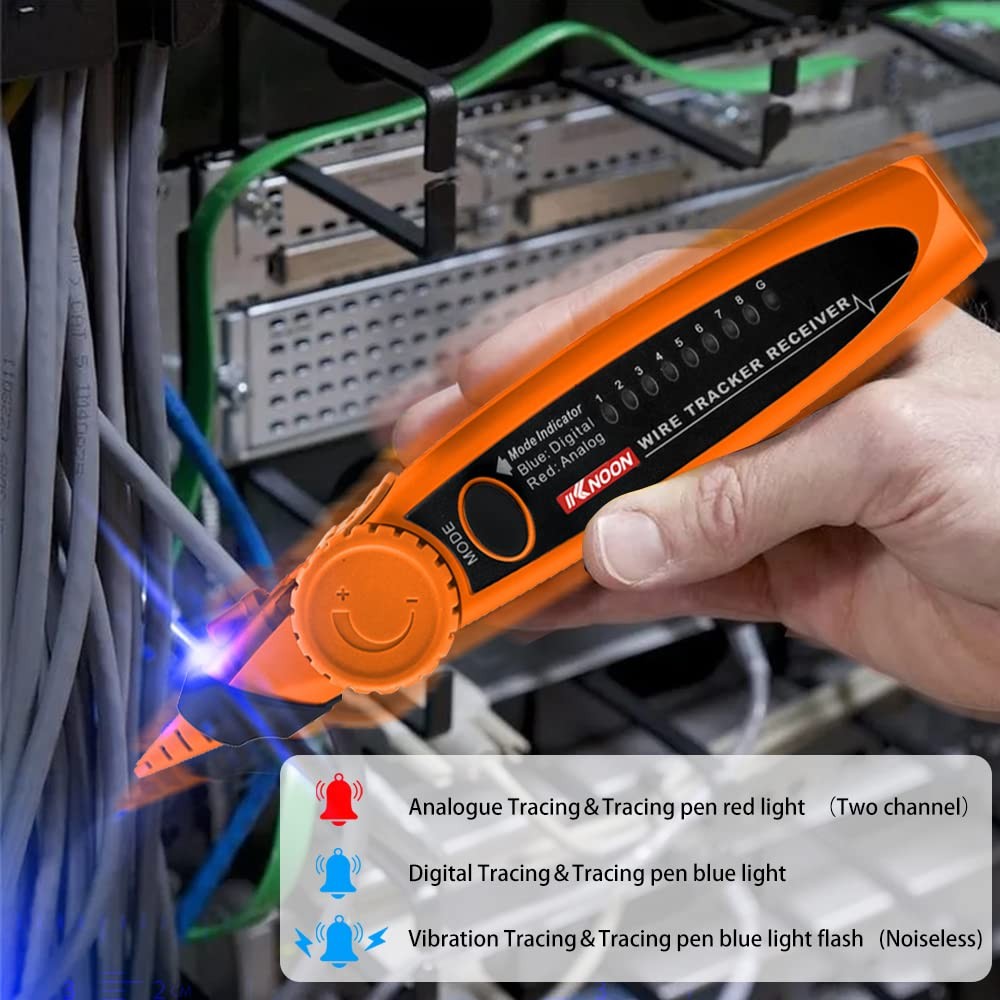 Netzwerk Kabel Tester POE Kabeltester mit LCDDisplay, Multimeter Strom Stroms...