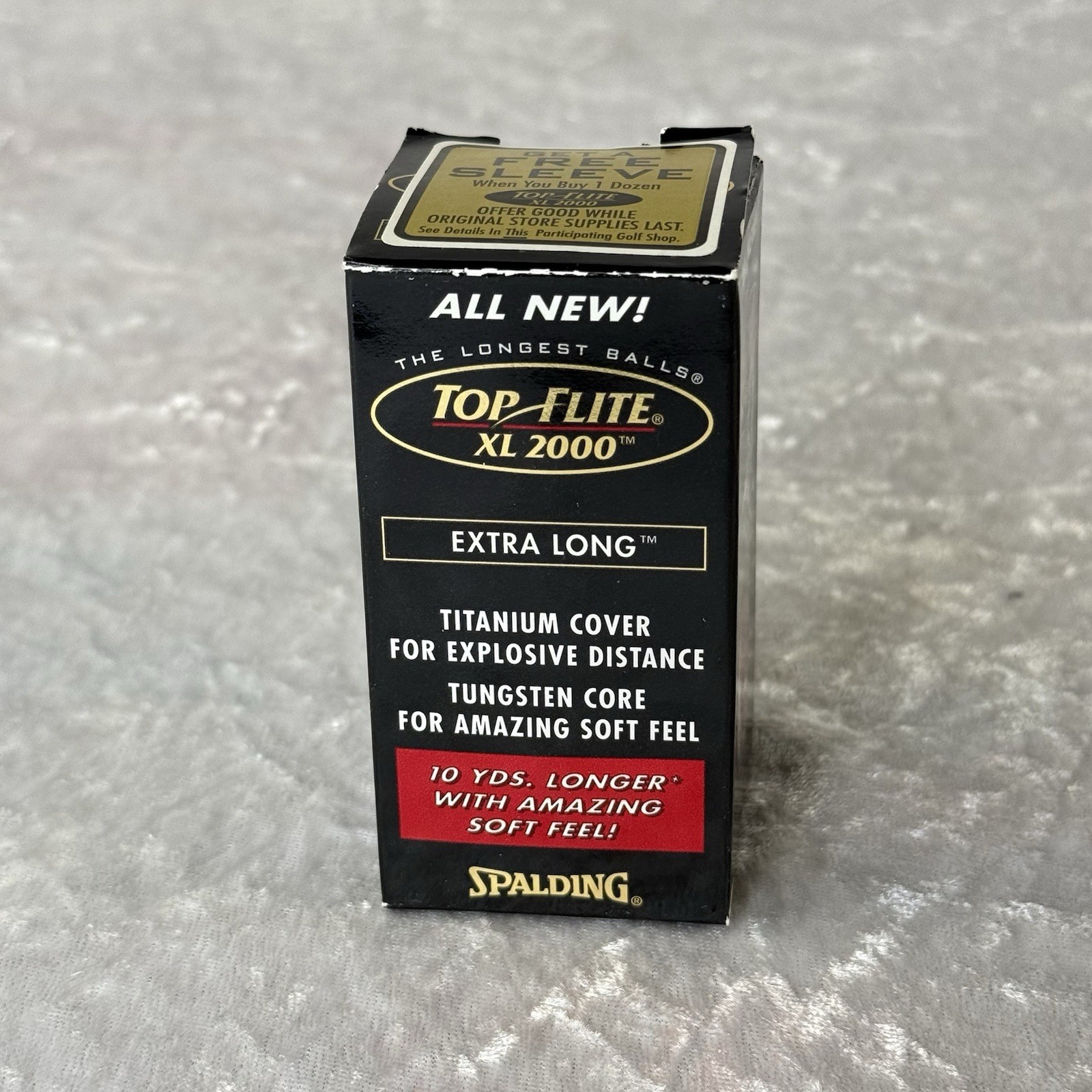 Spalding Top Flite XL 2000 Extra Long Golf Balls - Box of 2 - New