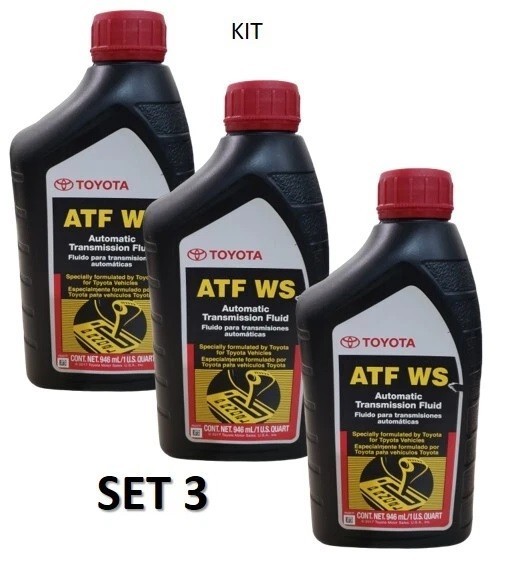 3 Quart Genuine Toyota ATF WS Automatic Transmission Oil Fluid ATFWS