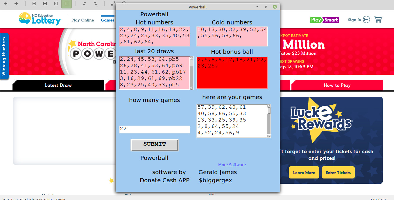 Powerball Lottery Numbers software DVD for Windows 7 & 8 & 10 lotto pro