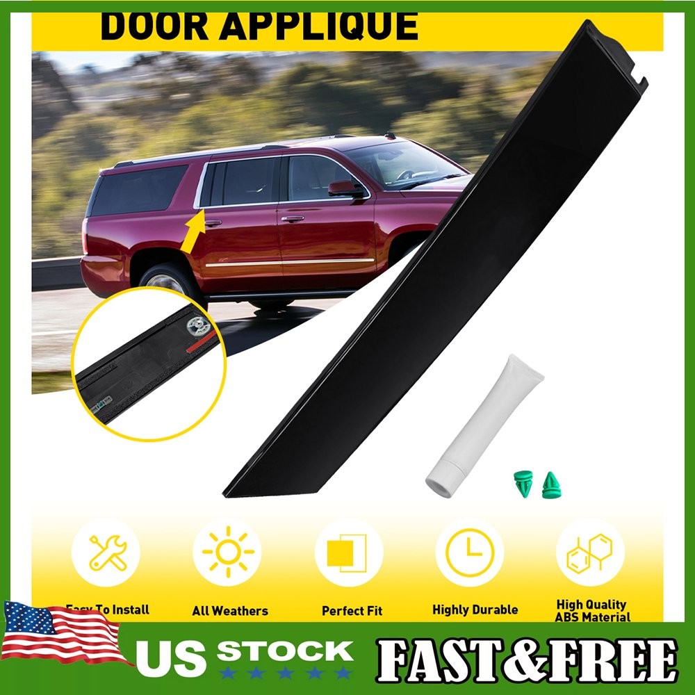 Rear Right RH B-Pillar Trim Molding Door Applique For 2015-18 GMC Yukon XL 1~10X