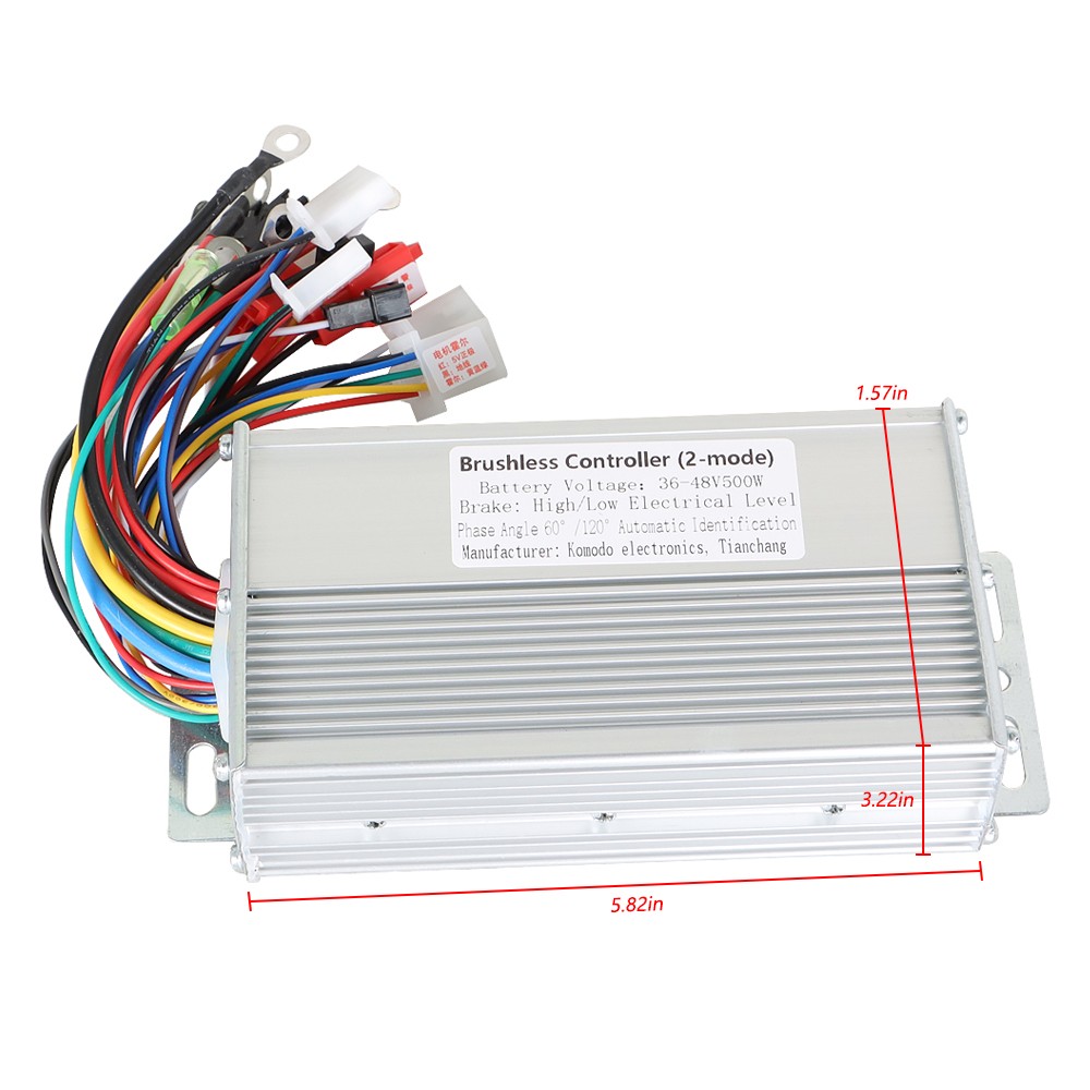 36/48V 500W DC Motor Speed Controll Electric Bicycle E-bike Scooter Brushless US