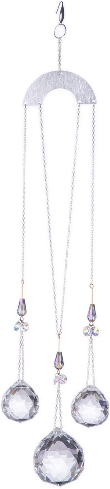 30/30/40mm Crystal Ball Prisms Suncatcher Hanging Ornament Chakra Crystals Ra...