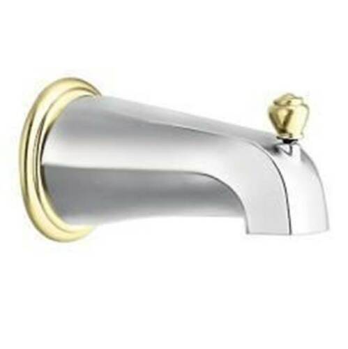 New Moen 3807CP Monticello Shower Tub Bath Faucet Diverter Spout Chrome Brass