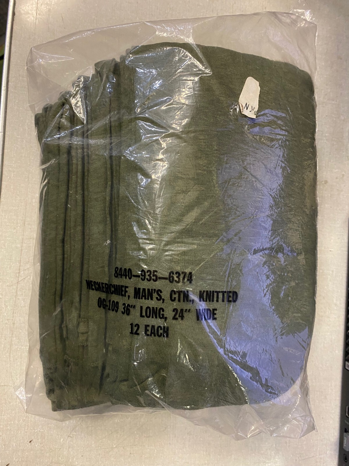 Vietnam Era Neckerchiefs, 12 pack Sealed NOS. Original Packaging OG 109