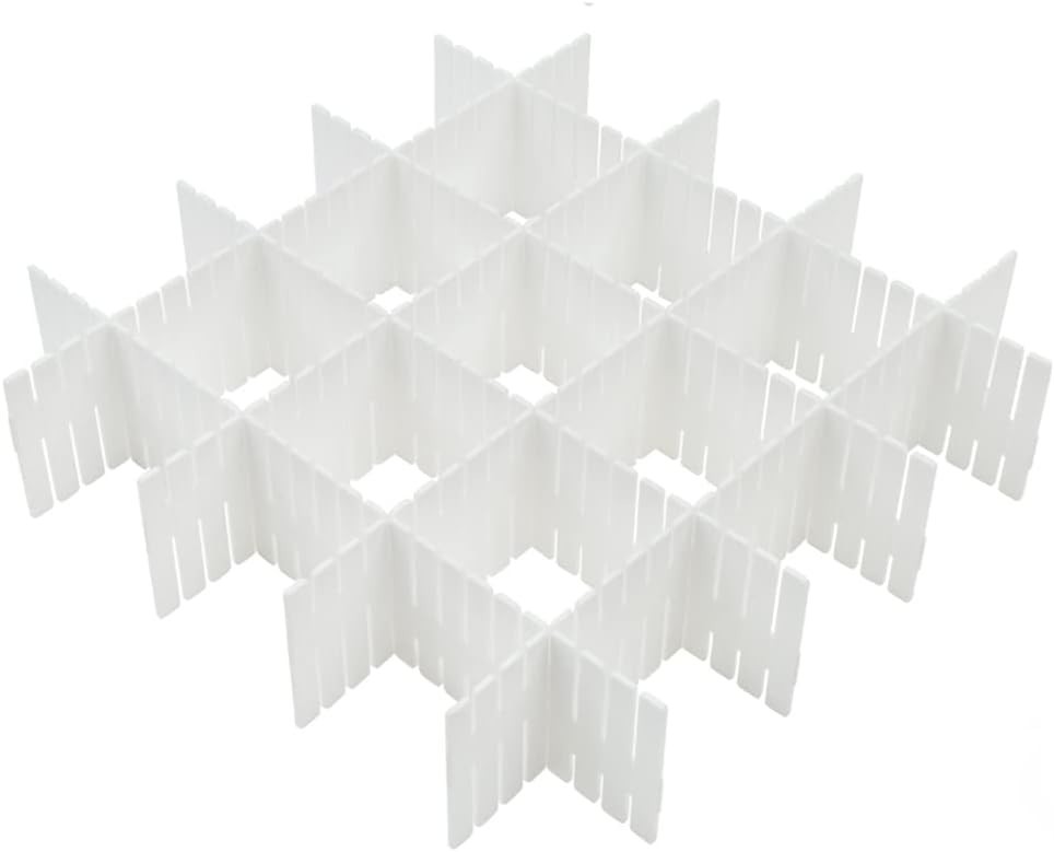 8Pcs Adjustable Drawer Dividers – Effortless Organization for Home & Office