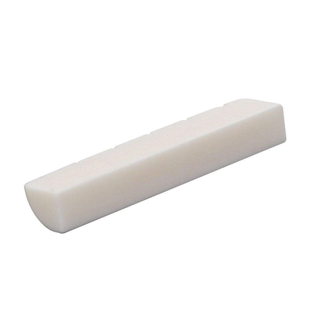 Left Hand 6 String Acoustic Guitar Nut 43mm Bone Nut and72mm Bone Bridge Saddle