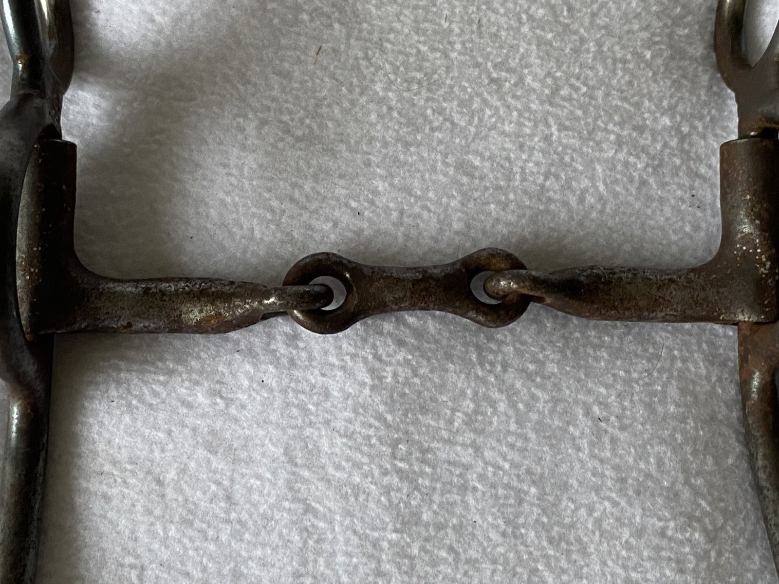 HAND MADE Sweet Iron 5" DogBone Snaffle Mouth BIT~8" Cheek~DUTTON?~GREAT Using
