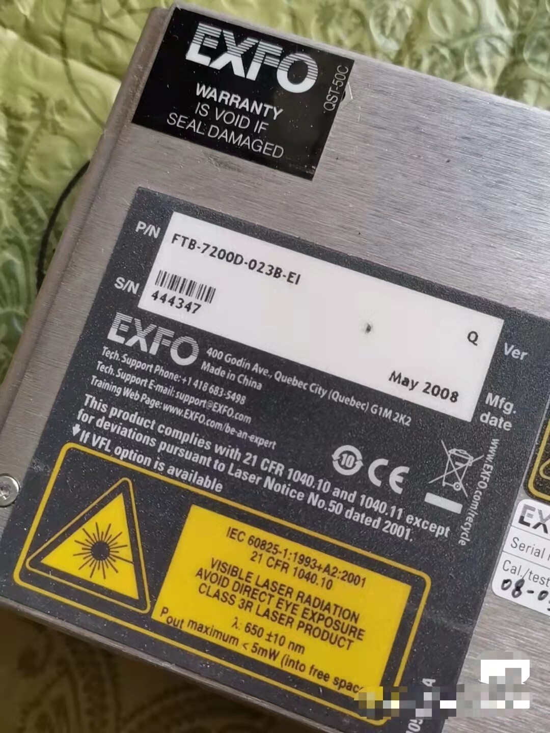 1Pcs EXFO FTB-7200D-023B-E1 OTDR Tested/