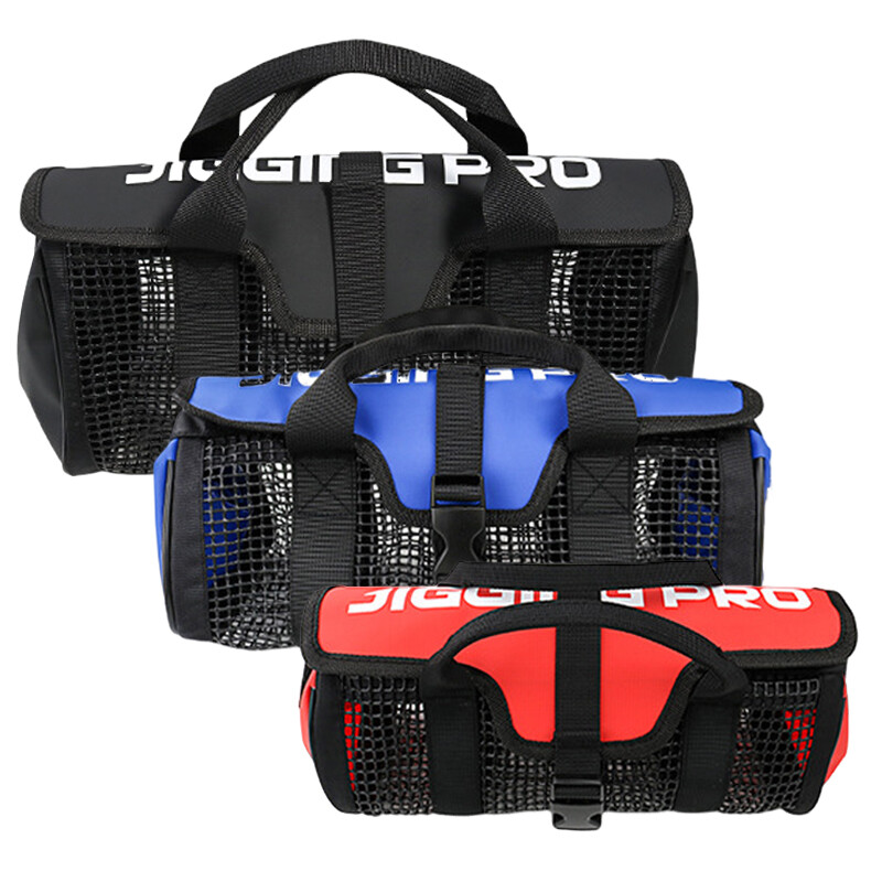 Fishing Jig Bag Mesh Washable Large Capacity Fishing Lure Bag For Boat Fishing