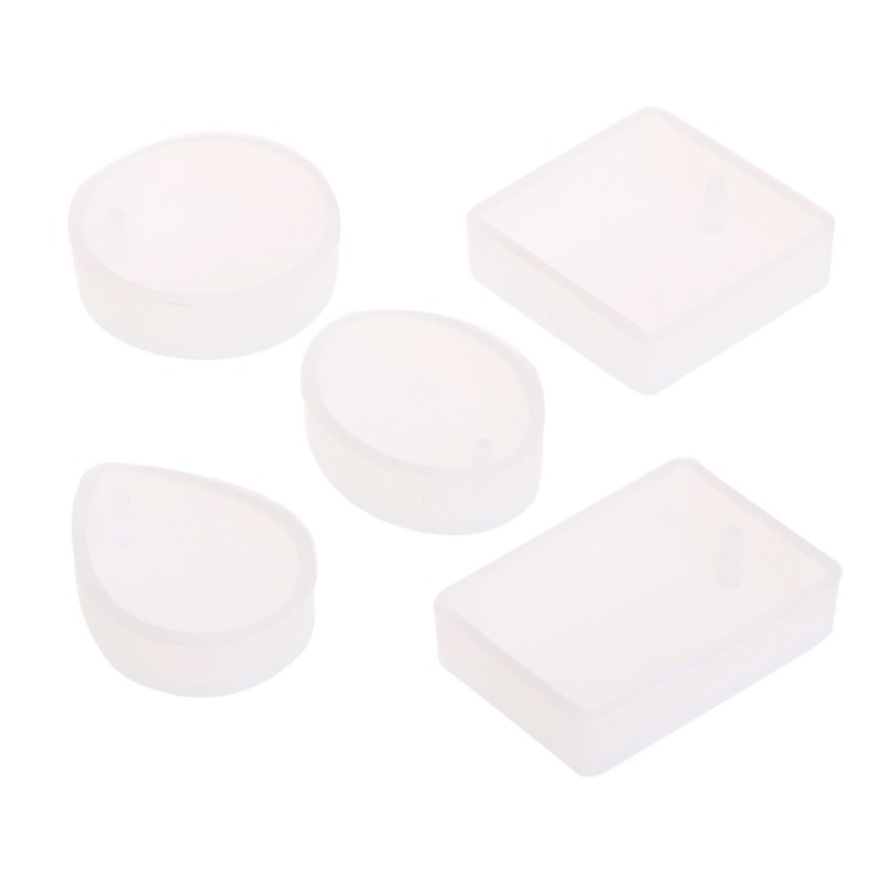 Silicone Mold Set of 5 Small Keychain Pendant Making Mold Ornament Practical