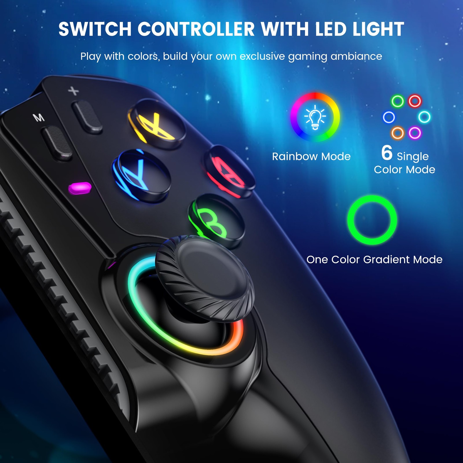 Mobile Gaming Controller for iPhone/Android/Switch 2/Switch/OLED/iPad Mini