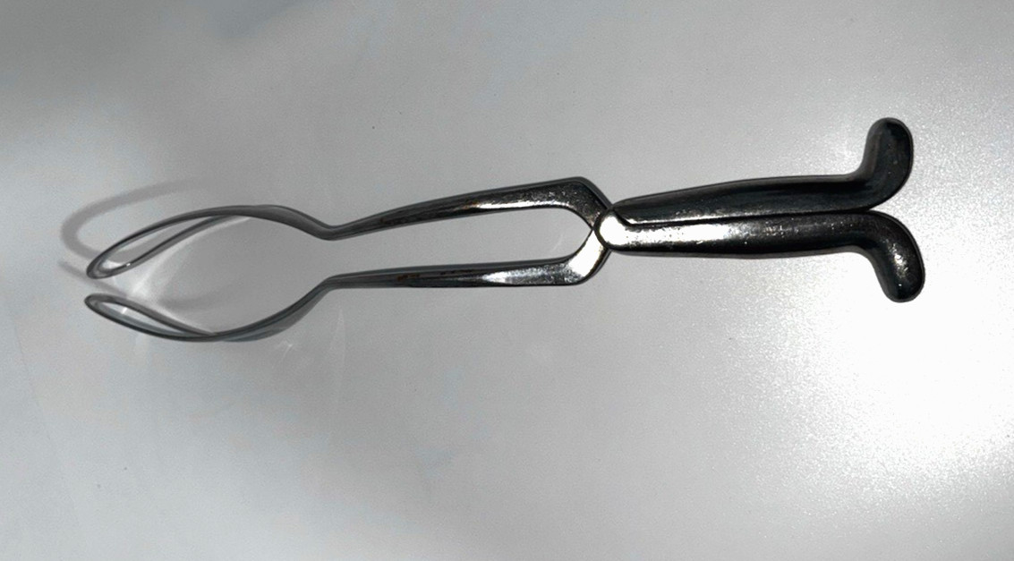 Vintage SKLAR Piper Obstetrical Forceps 17 1/2" Heavy Duty Stainless Steel