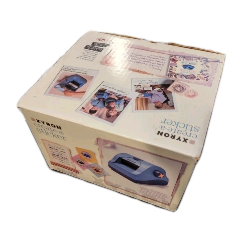 Xyron Model 500 Create a Sticker Instruction Booklet And Sticker Idea Booklet In