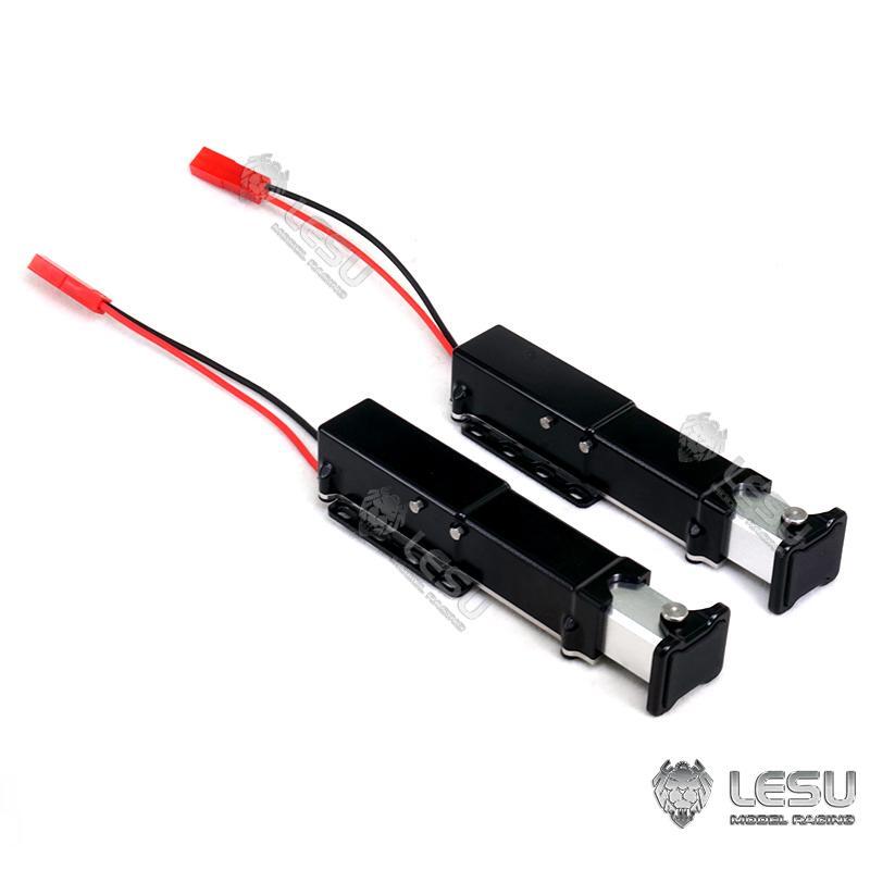 US Stock LESU Metal Electric Lifting Legs for 1/14 Tamiye RC Trailer Truck DIY