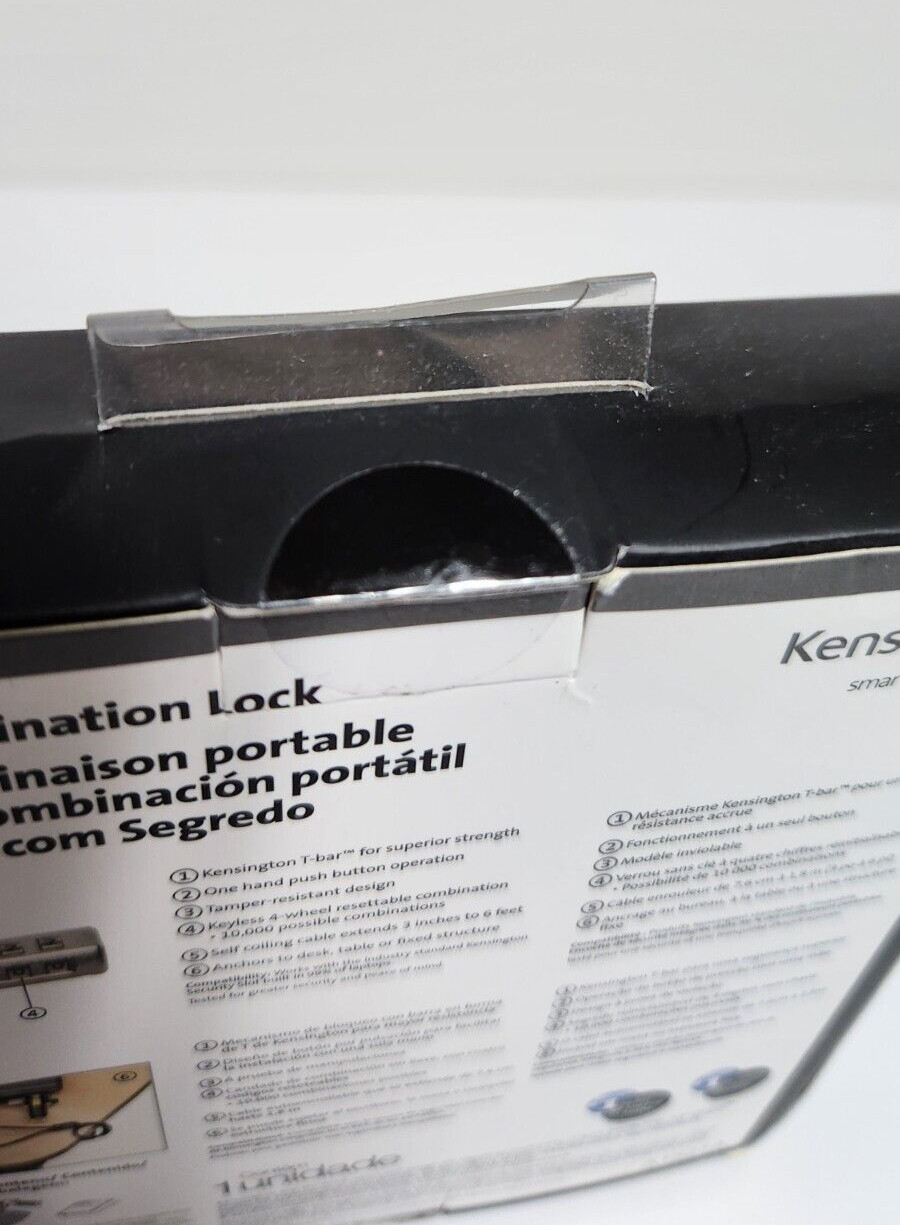 Kensington Portable Combination Lock - Safe Guard Laptops or Electronic Devices