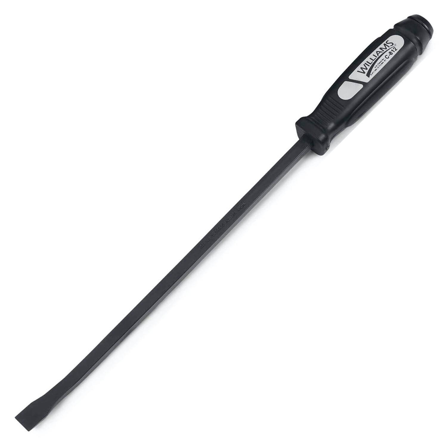 17"Long Screwdriver Prybar, 3/8"Stock Size, Curved Blade.Williams USA #JHWC-812
