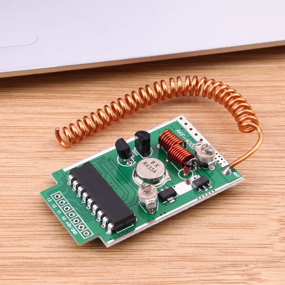 Long Range 4km Wireless Remote Control Transmitter Kit 433 MHz DC 9V