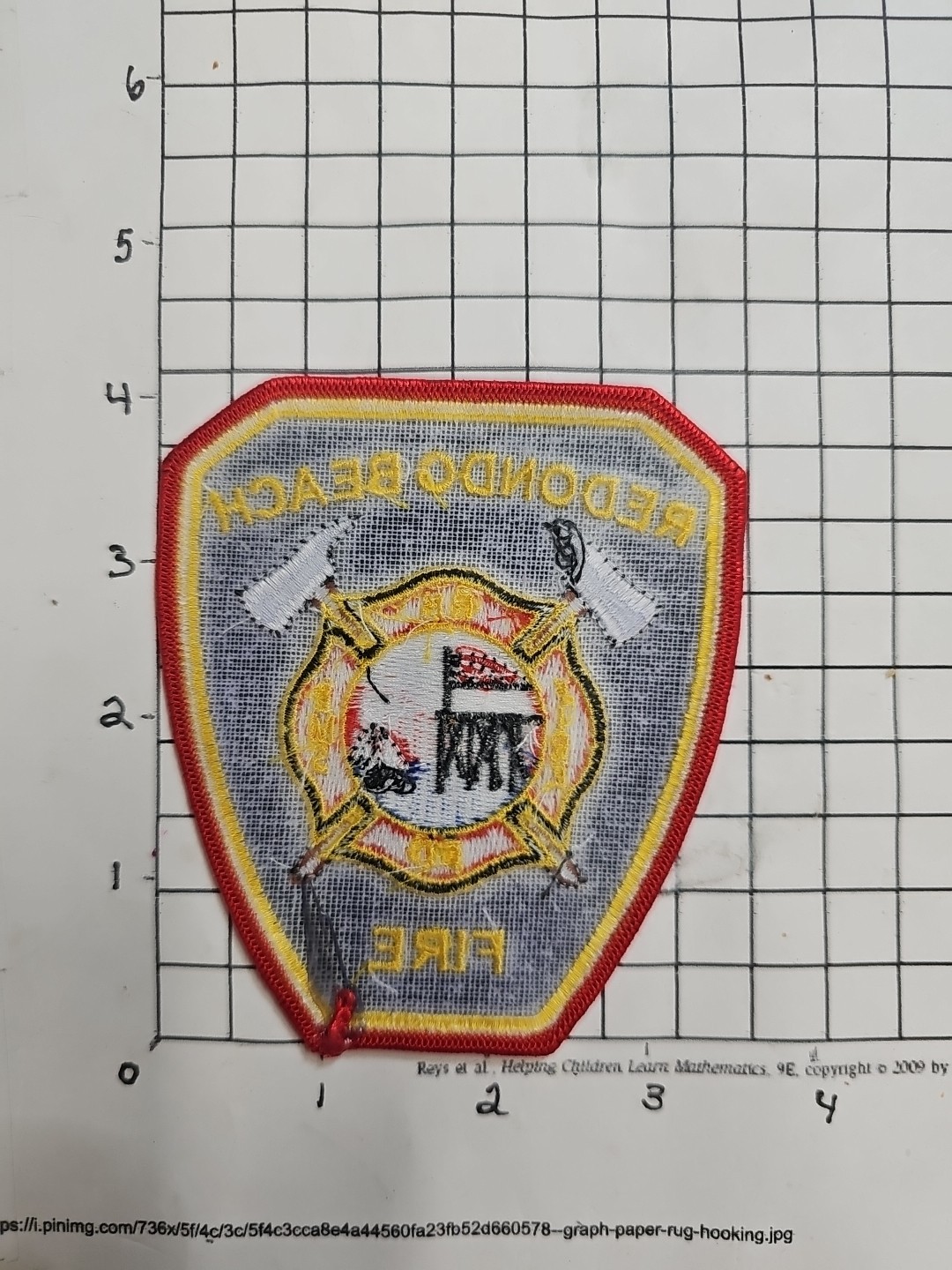 #523 Redondo Beach California Fire-rescue Patch