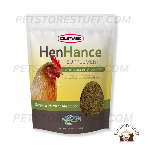 NEW - Durvet HenHance 2.5 lb -Boost Laying, Immunity & Feather Health - USA SHIP