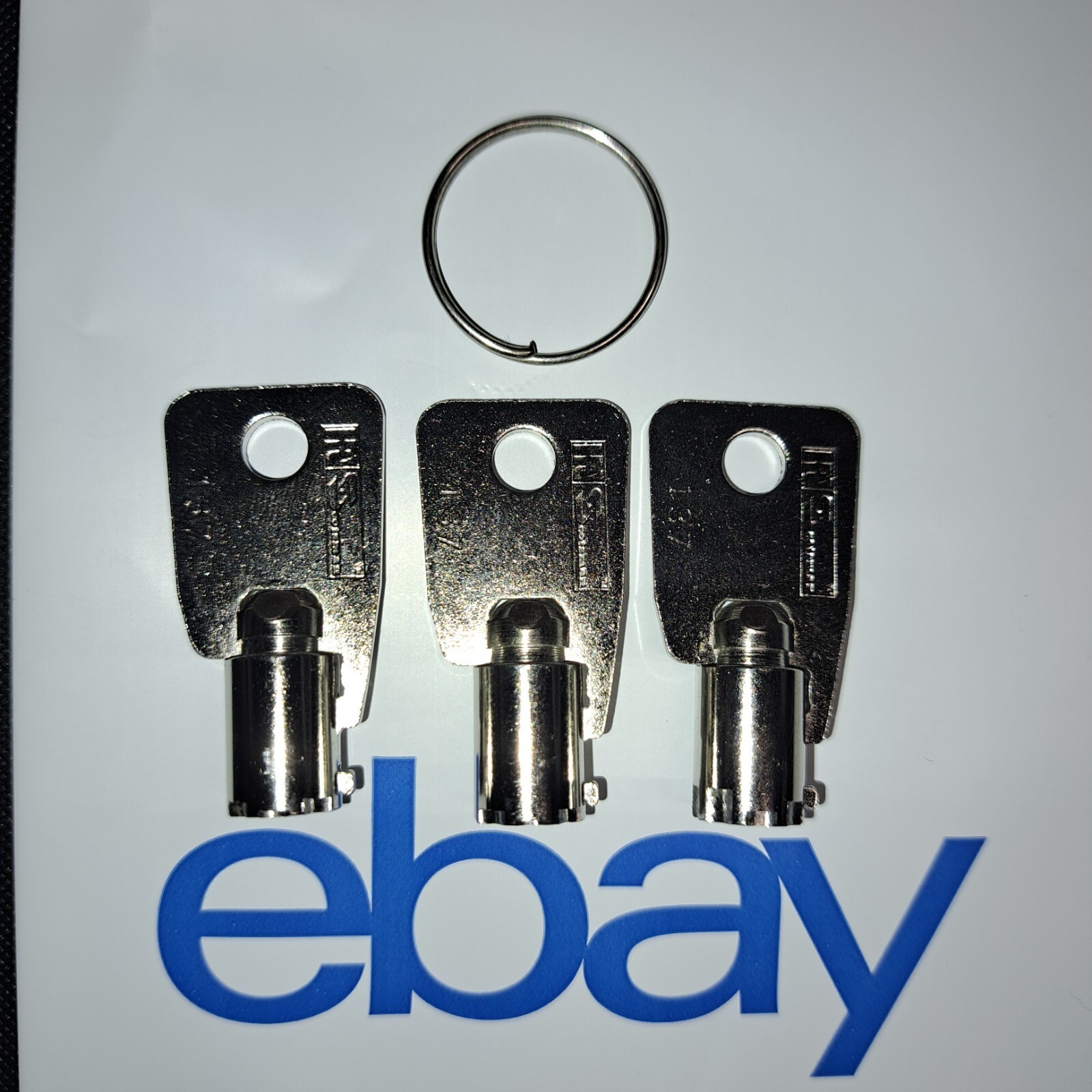 2012 3-New SENTRY SAFE keys tubular round key cut to code 2012