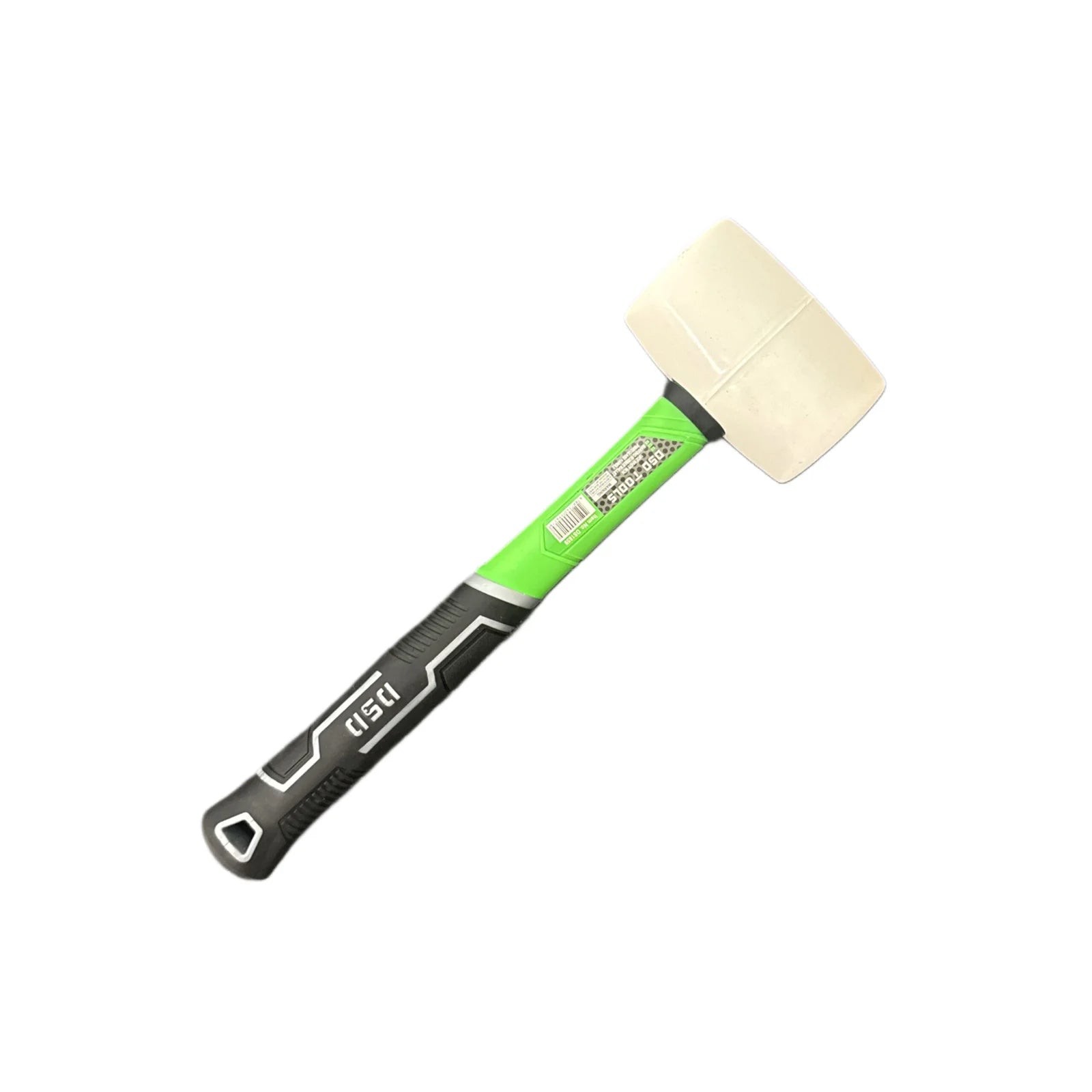 32oz White Black Rubber Mallet With Fibreglass Handle DS1859