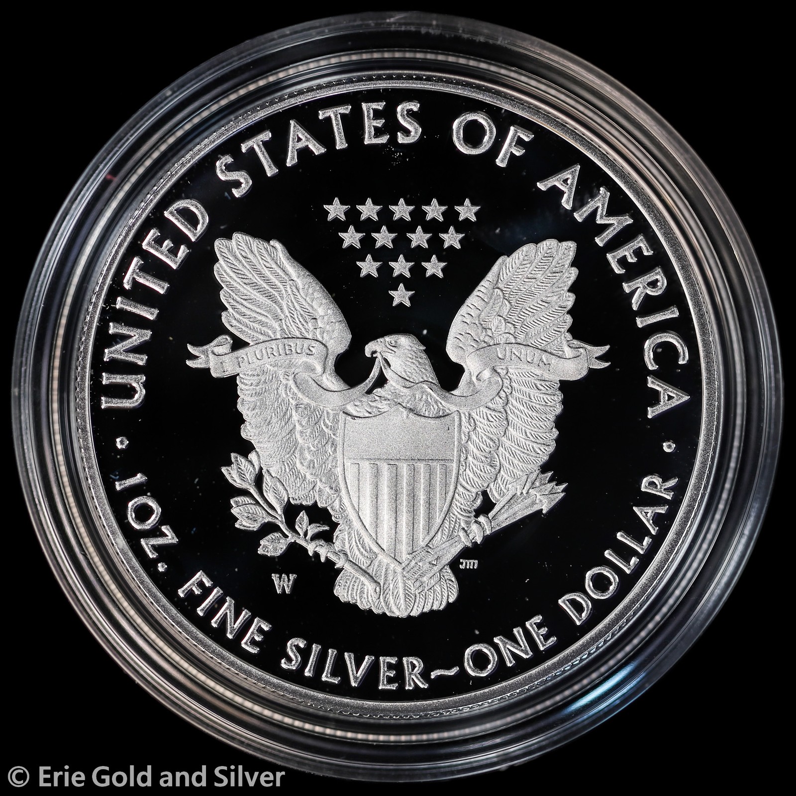 2020-W $1 US Mint Proof American Silver Eagle w/ Box & COA