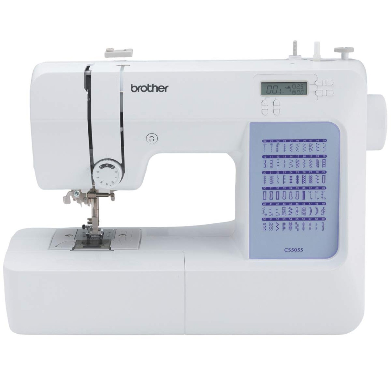 Brother CS5055 Computerized Sewing Machine, 60 Built-in Stitches, LCD Display...