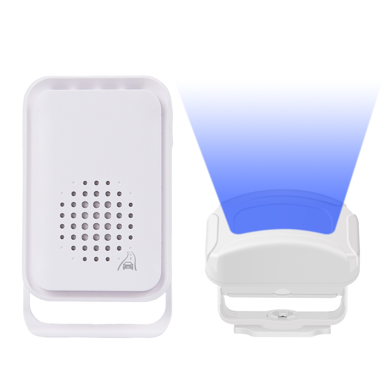 Home Security Driveway Alarm Long Detecting Range Motion Sensor Bell Waterproof