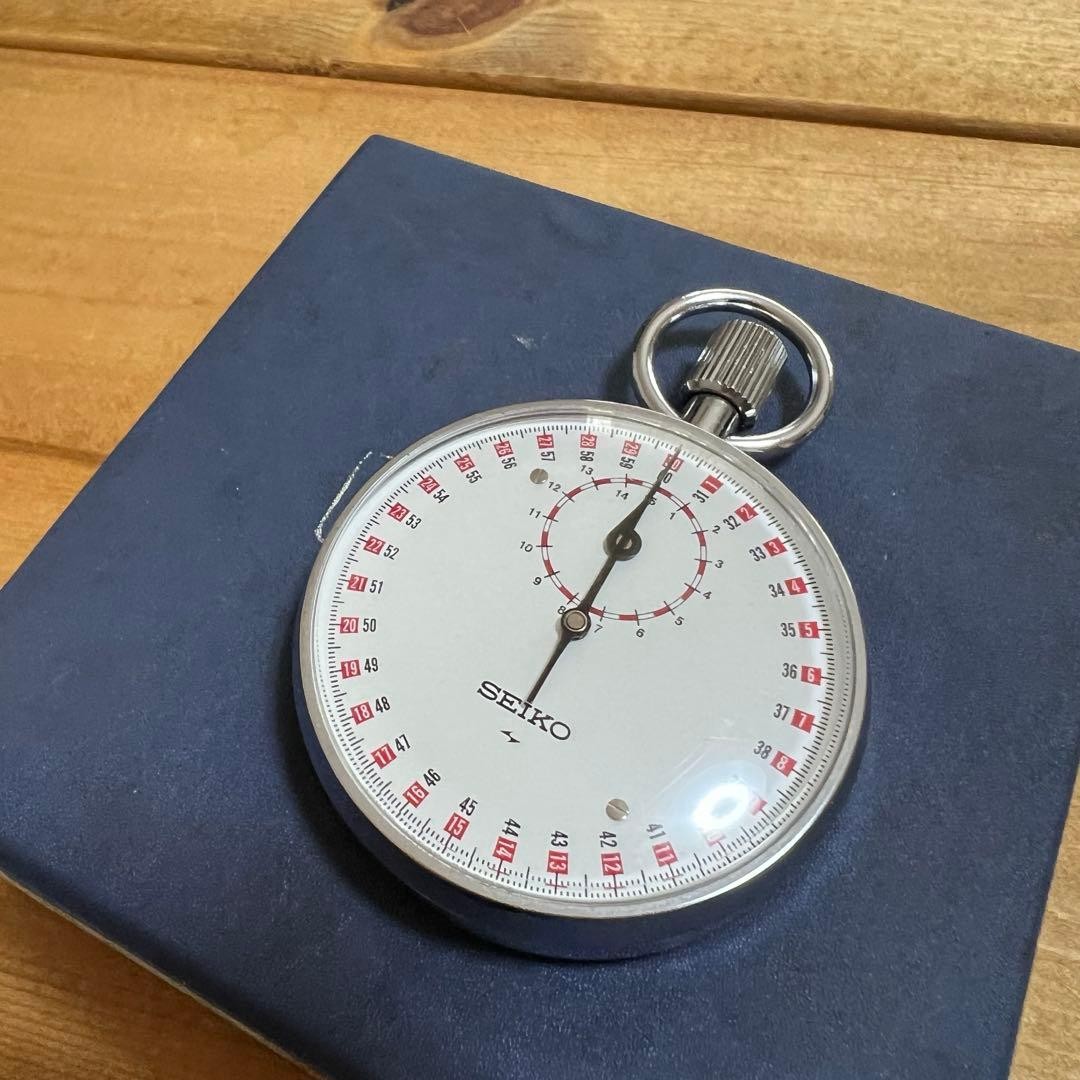Vintage Seiko Stopwatch Collector's Item with Box 1960s Quality