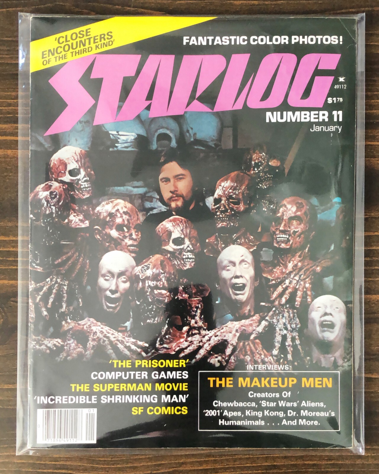 Starlog Magazine #11 January 1978 - Close Encounters, The Prisoner, Makeup Men