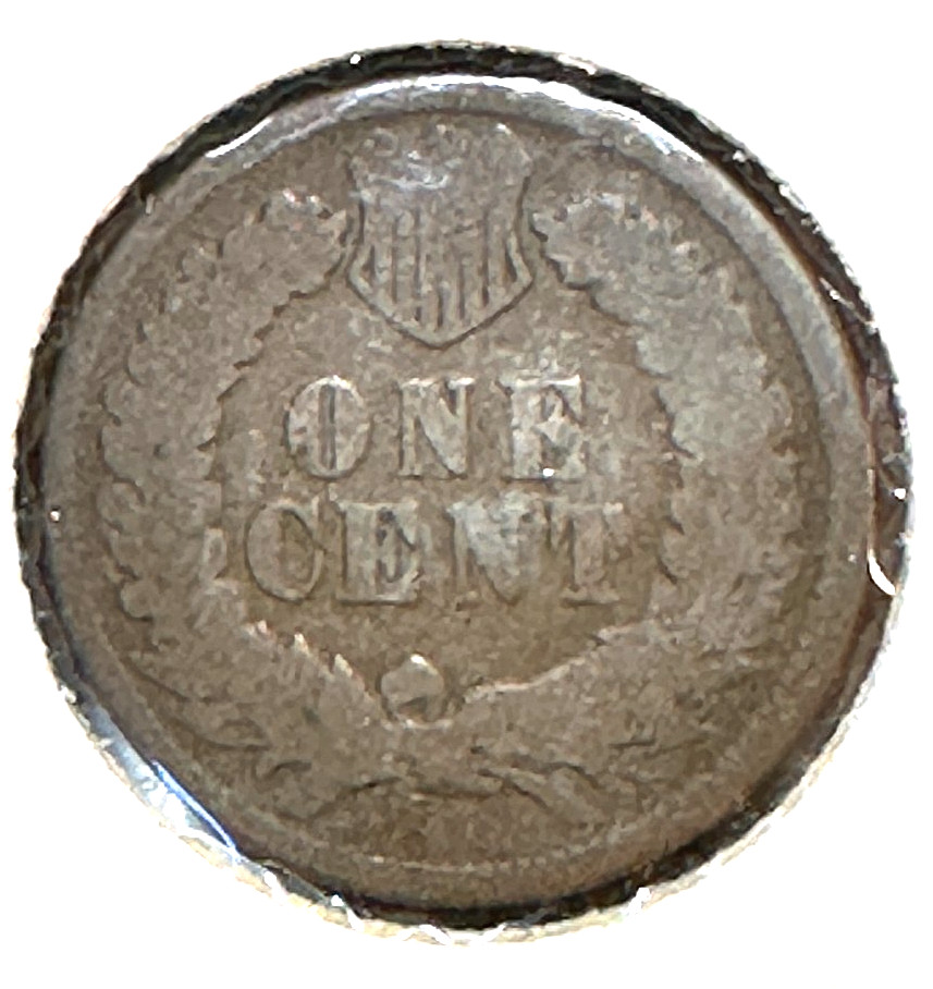 1873 Open 3 Indian Cent Nice Original Good CHRC