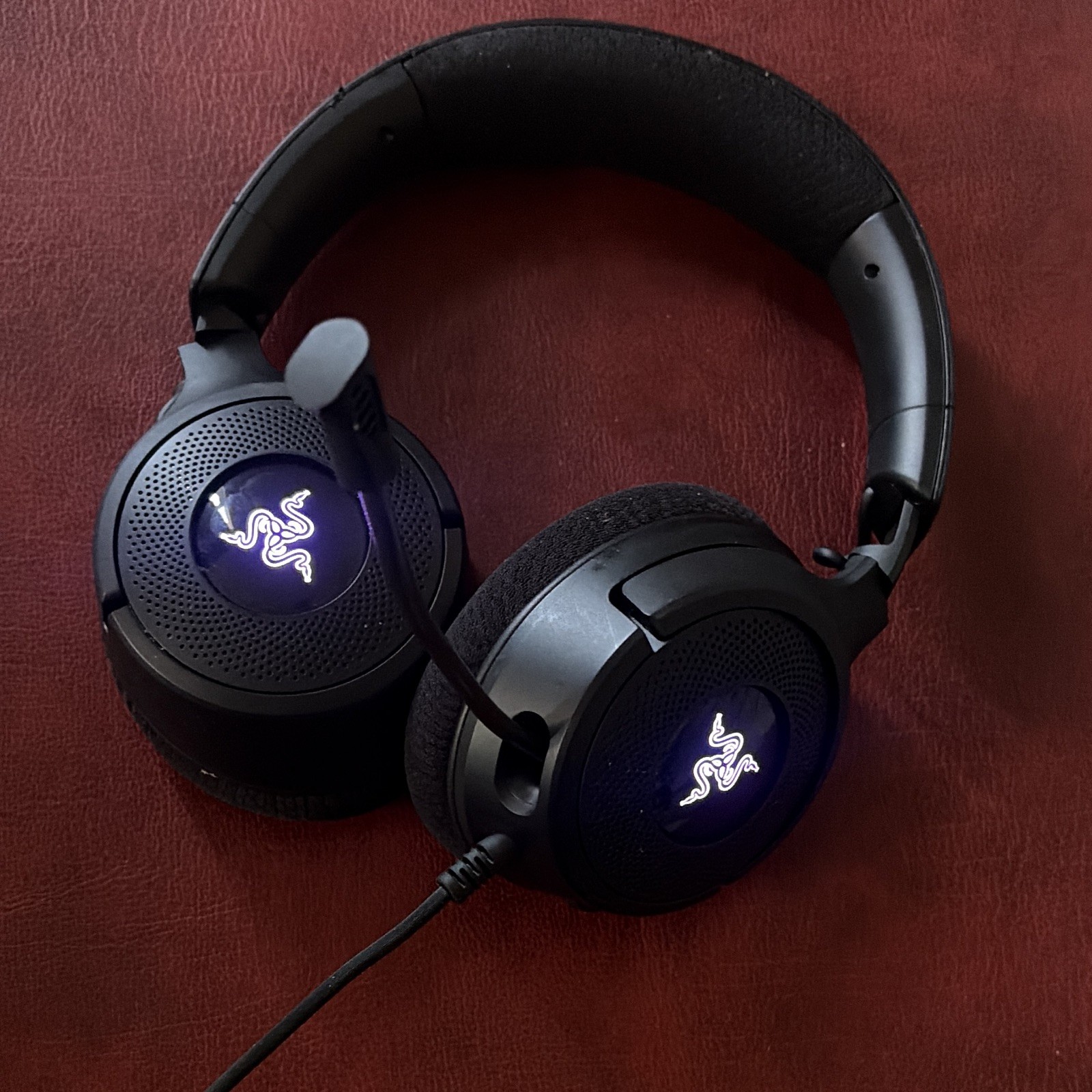 Razer KRZR Over-Ear Wired Headset Black USB-C/USB ANC Volume Control Open Box
